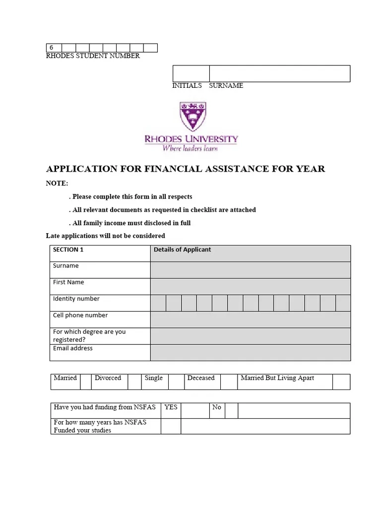Has Application Form 2025