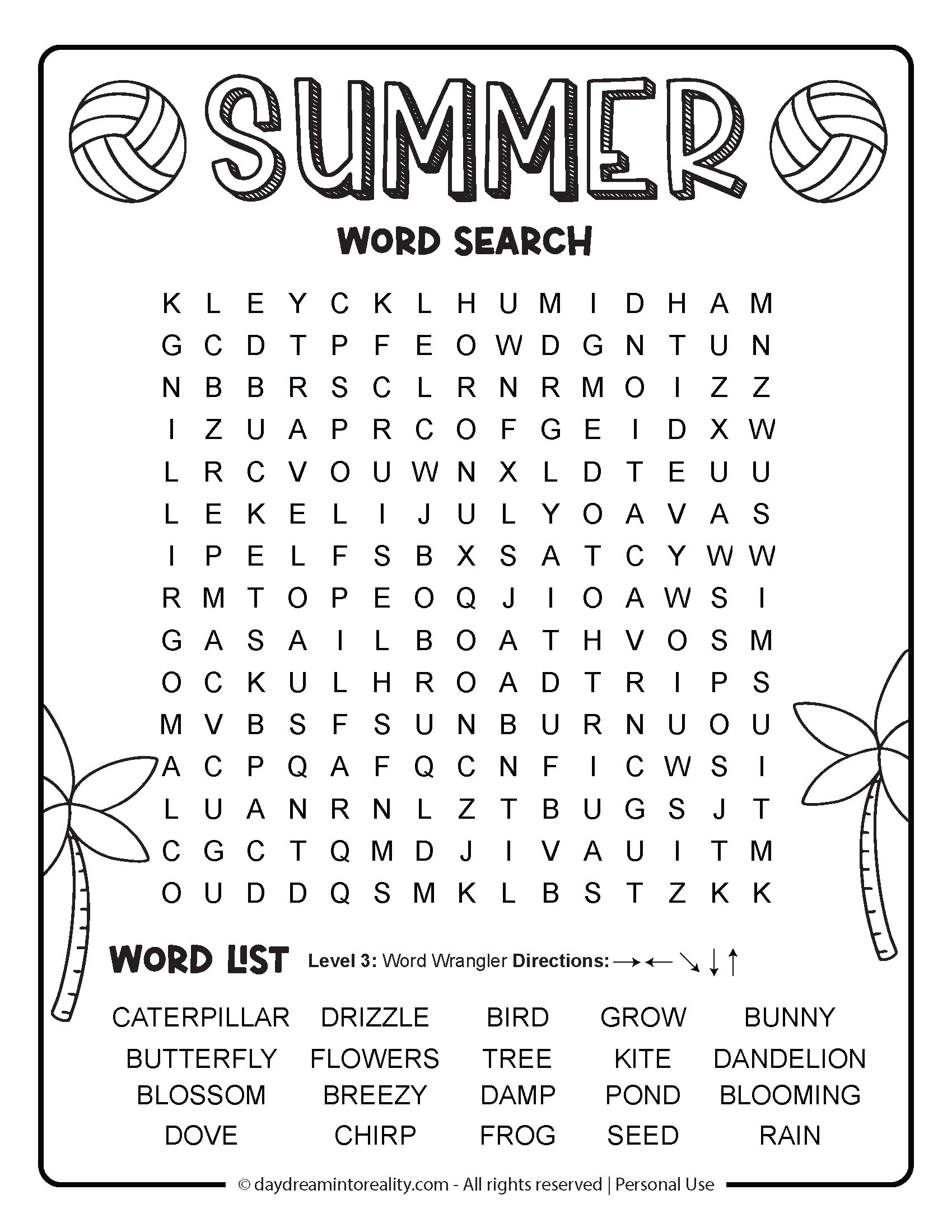 Word Find Puzzles Printable