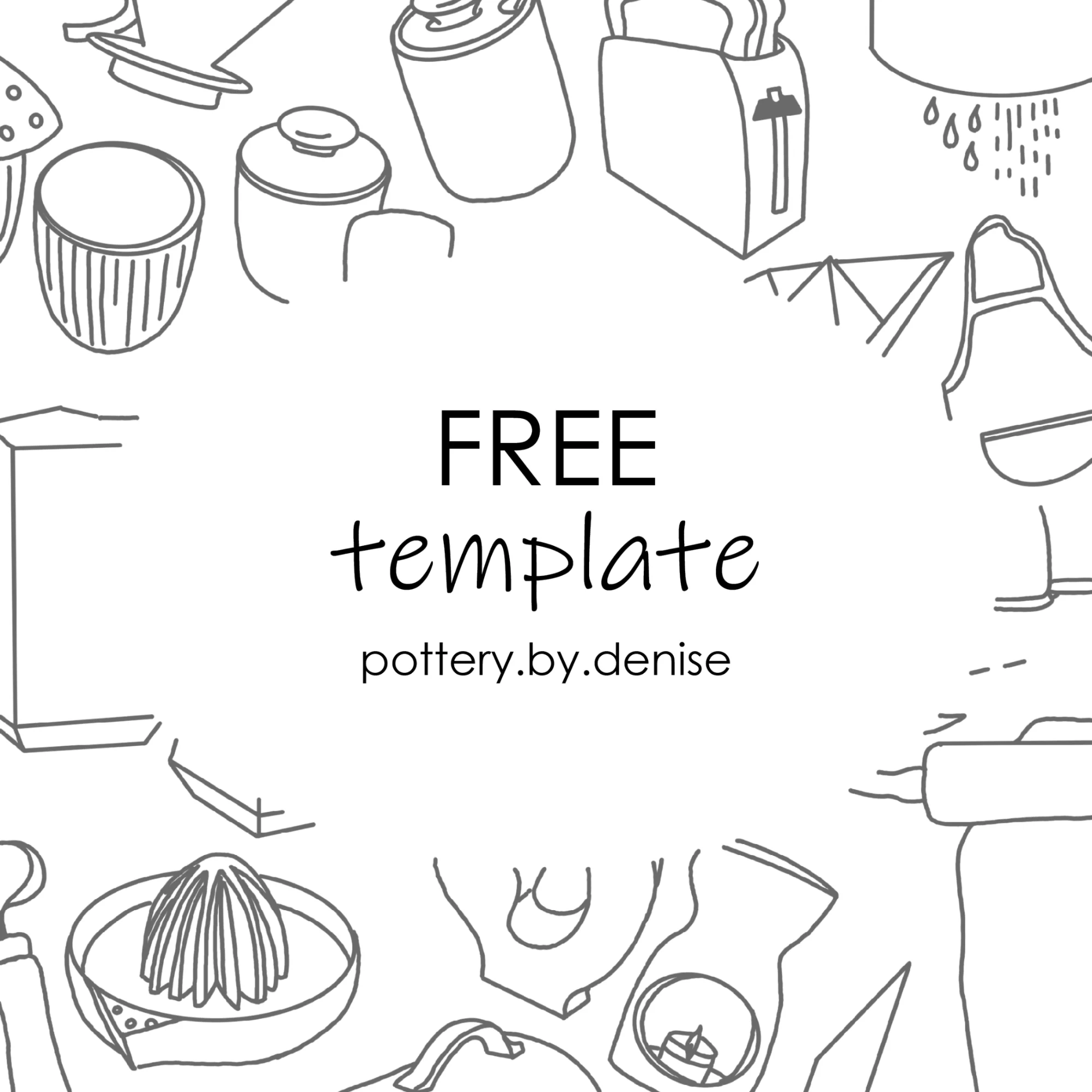 Unique Pottery Templates For Creative Ceramics Pottery By Denise 