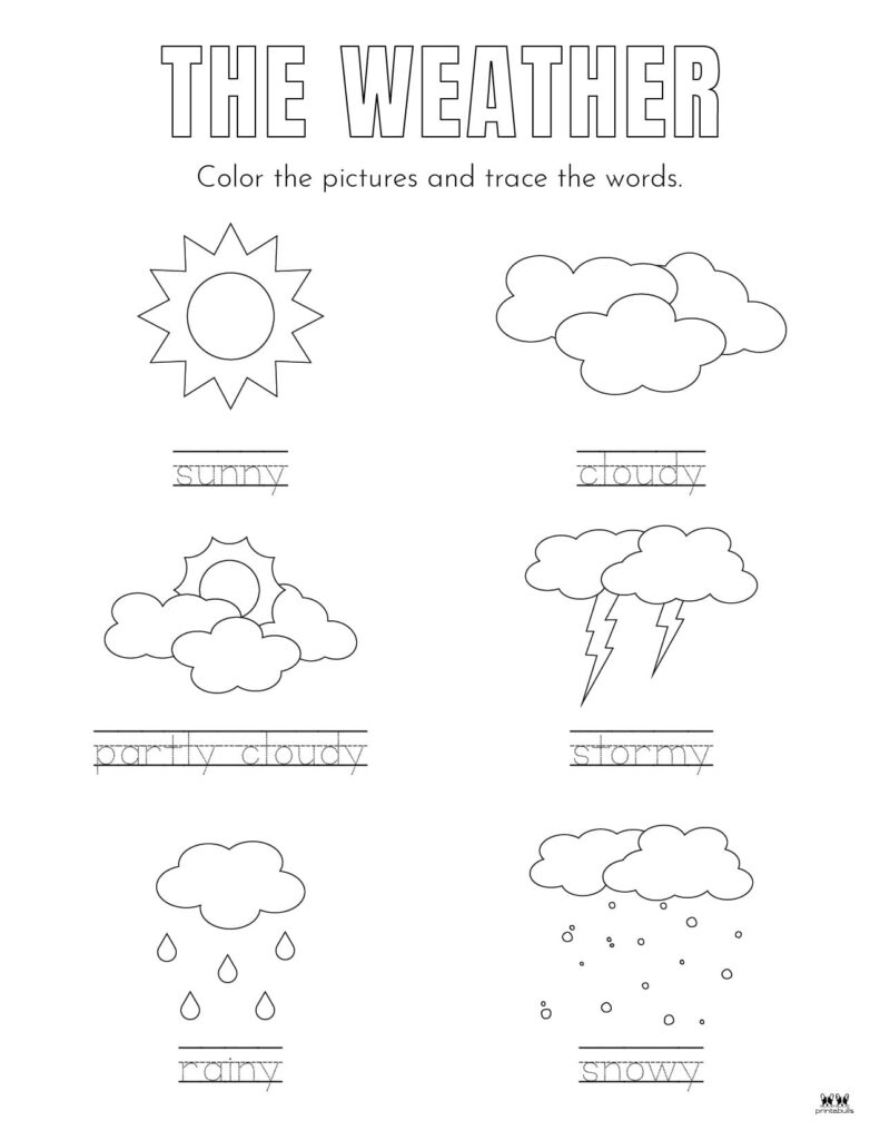 Weather Worksheets amp Printables 50 FREE Pages Printabulls
