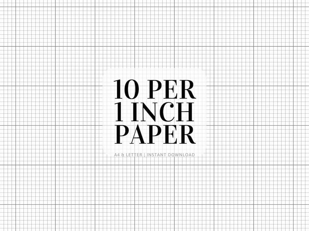 Graph Paper Printable 10x10