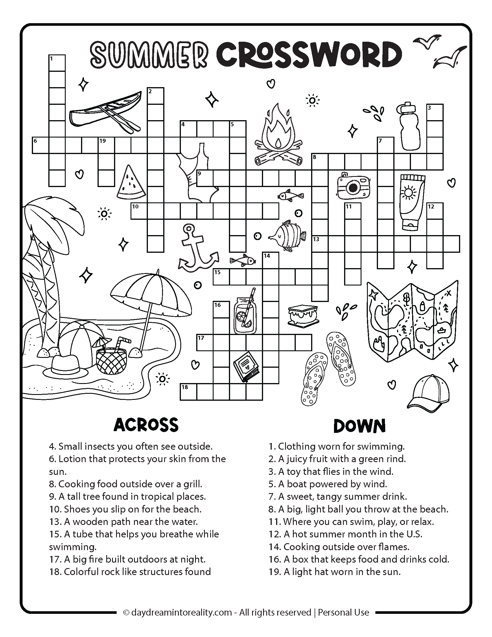 Printable Crossword Puzzles Medium Difficulty