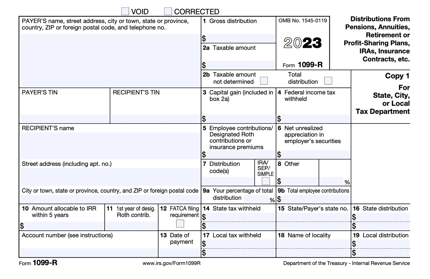 Irs Form 1099-R
