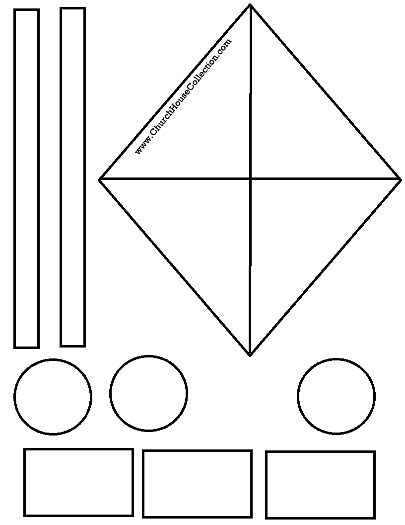 Kite Printable Template