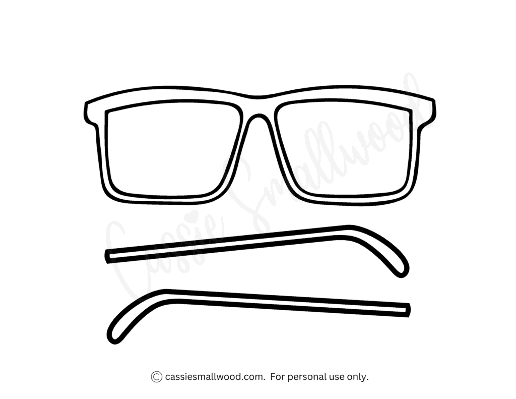 12 Glasses Templates Sunglasses And Eyeglasses Cassie Smallwood