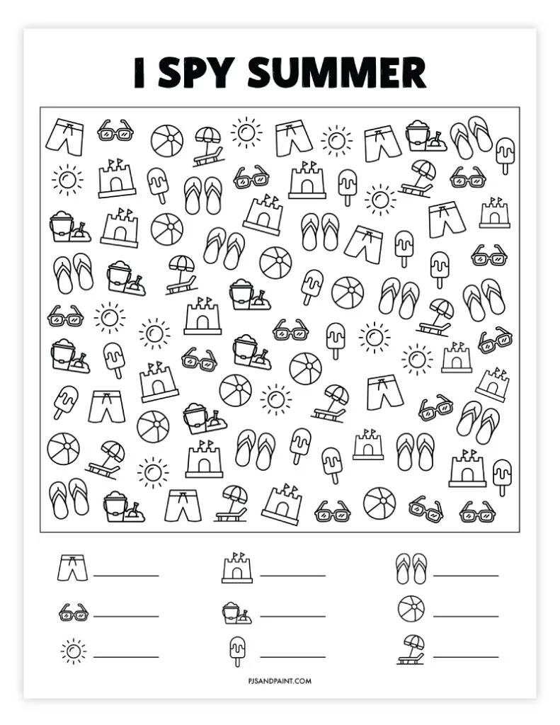 Printable Fun Activity Pages