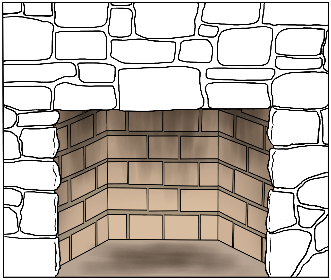 Fireplace Template Printable