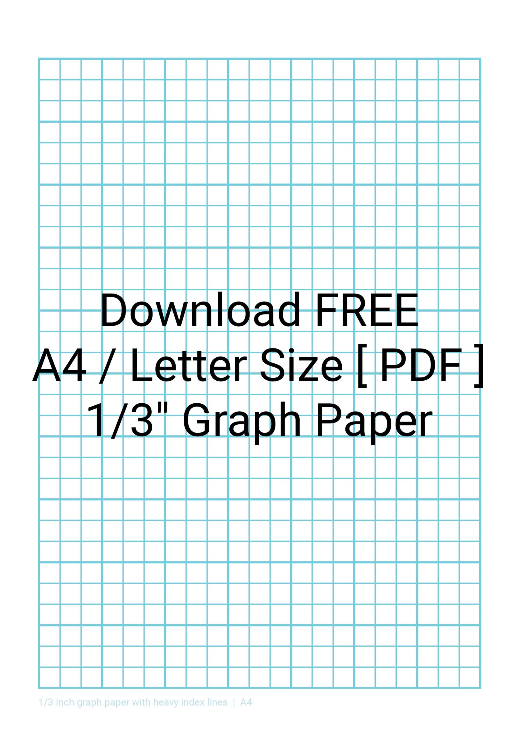 Printable Graph Paper Pdf Free