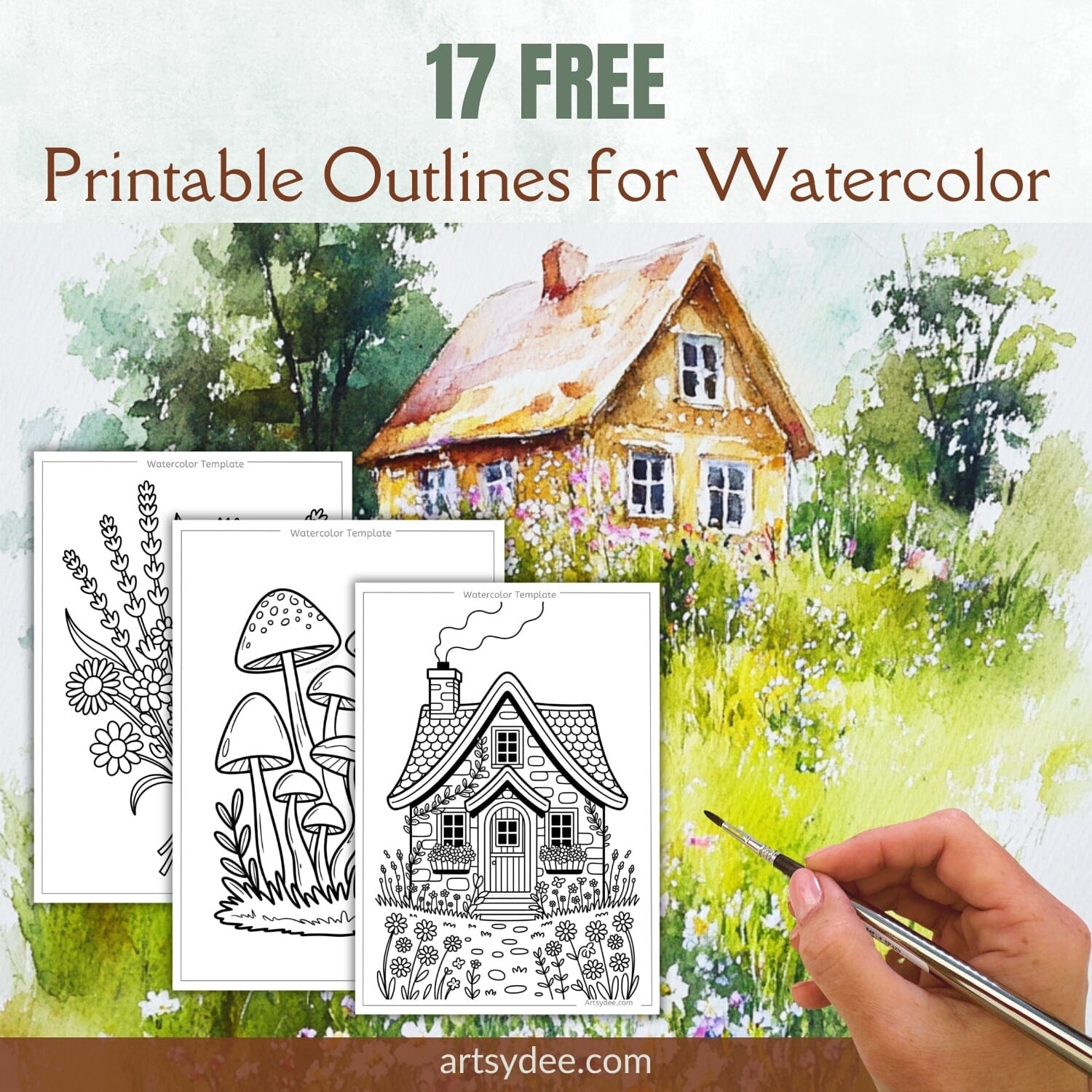 Watercolor Templates Printable