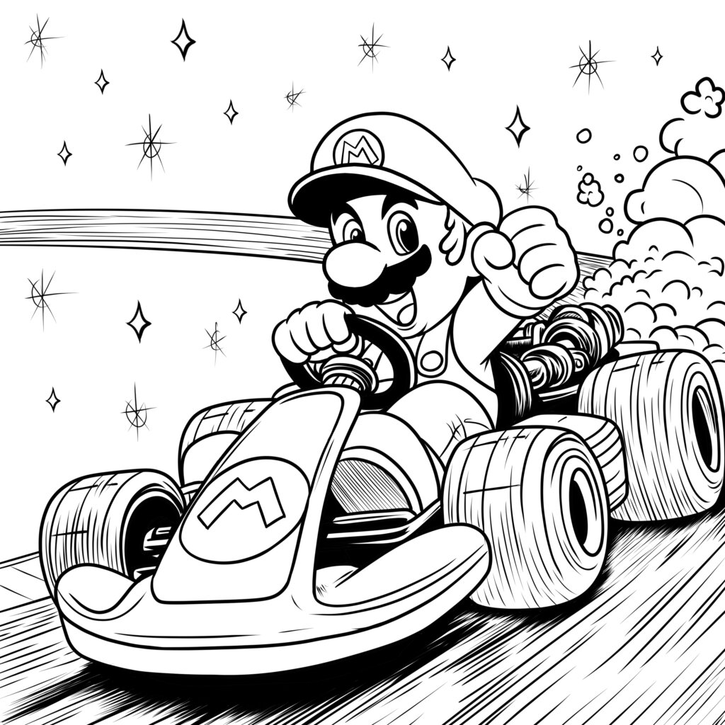 Mario Brothers Printable Pages