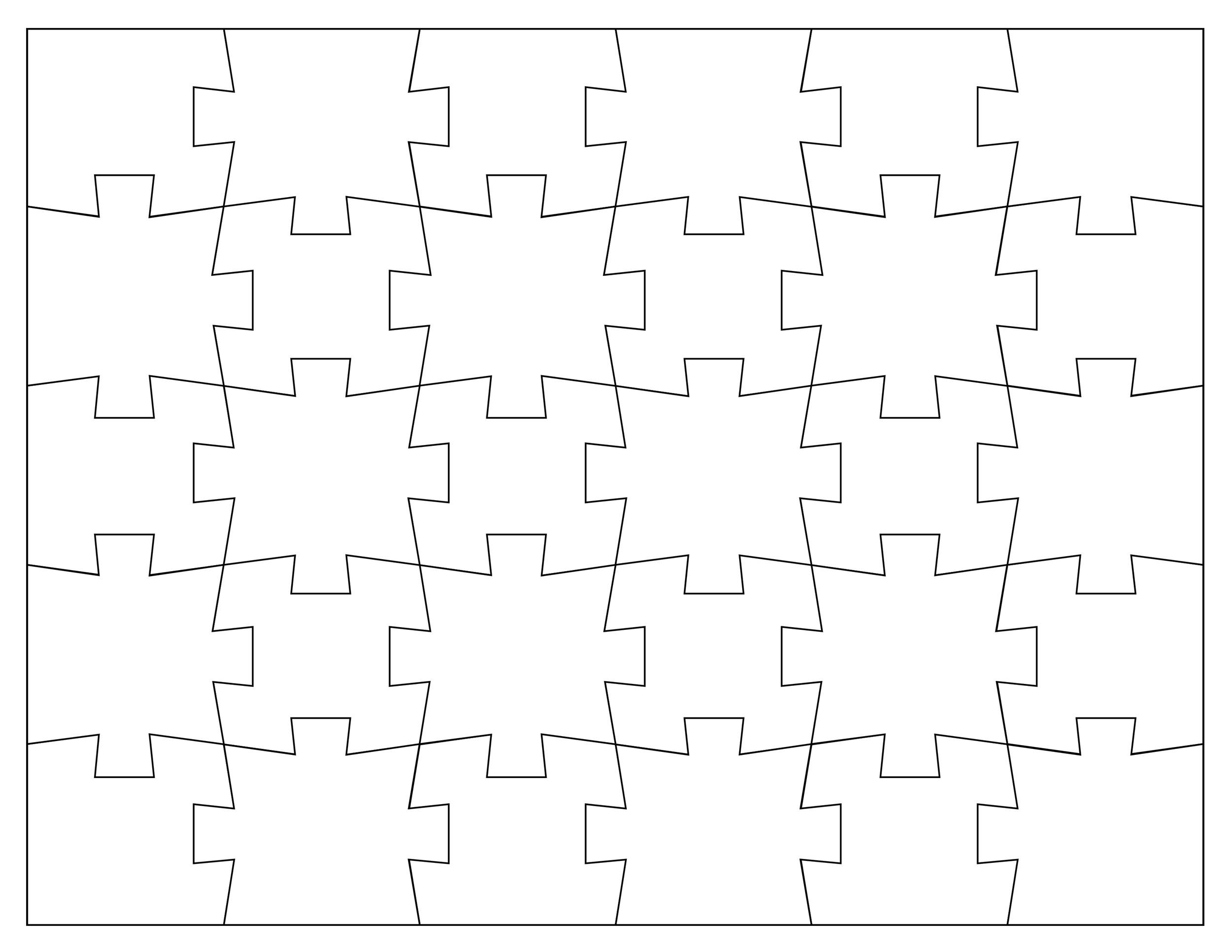 Puzzles Pieces Printable