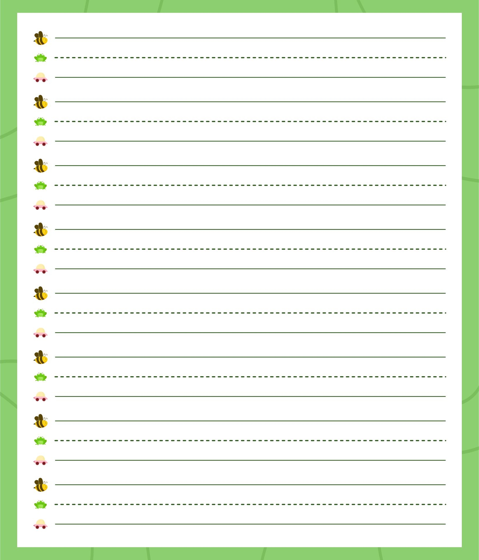 Printable 1st Grade Paper