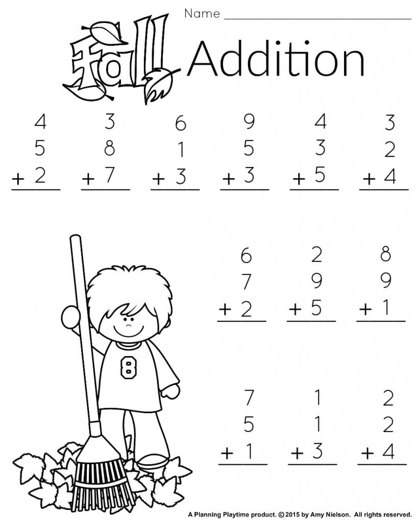 1st Grade Math Printable Worksheets