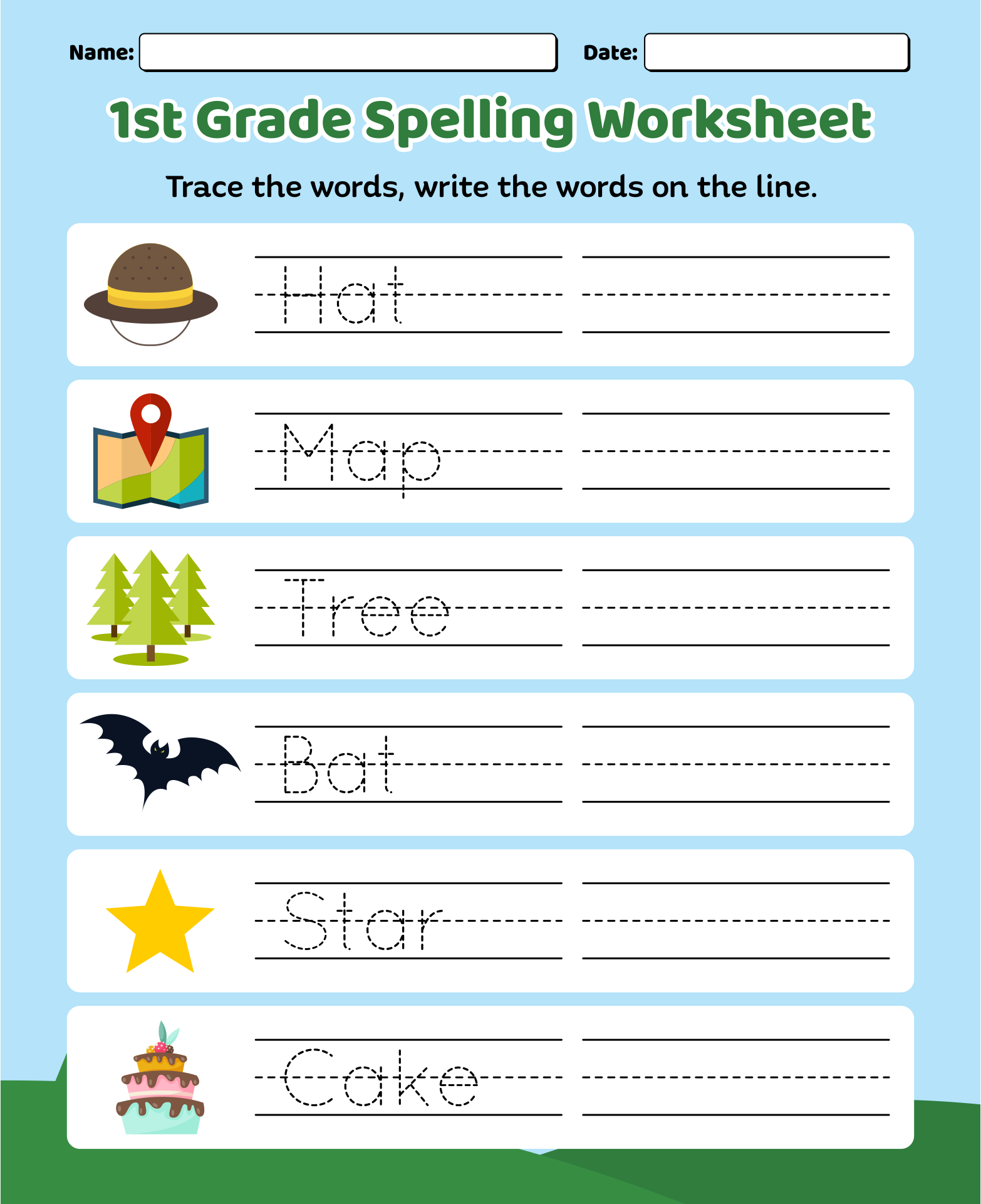 1st Grade Spelling Games 10 Free PDF Printables Printablee