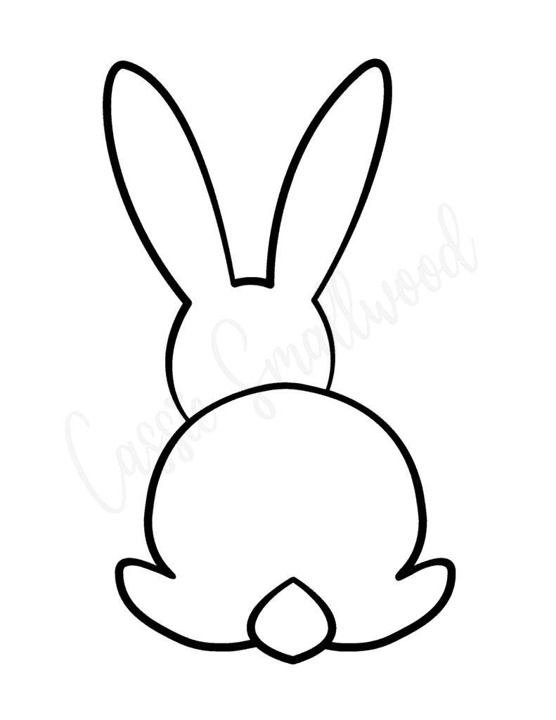 Printable Rabbit Template