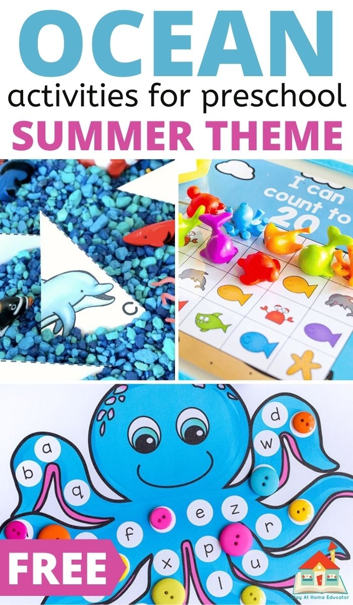 Ocean Printables For Preschoolers