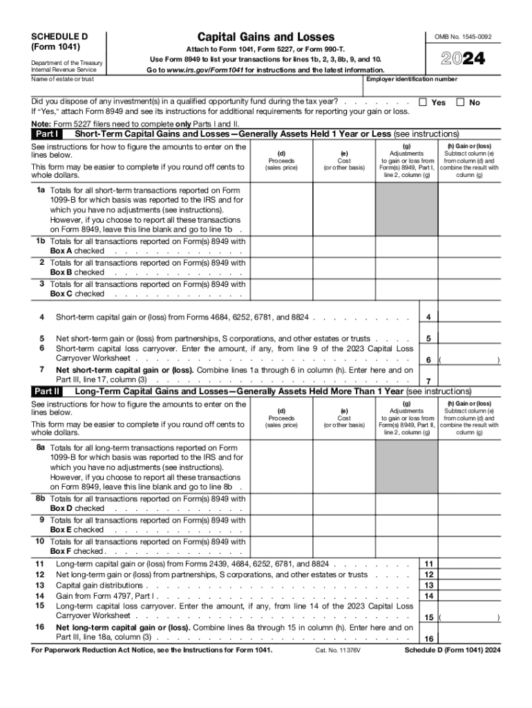 Irs Form 1041