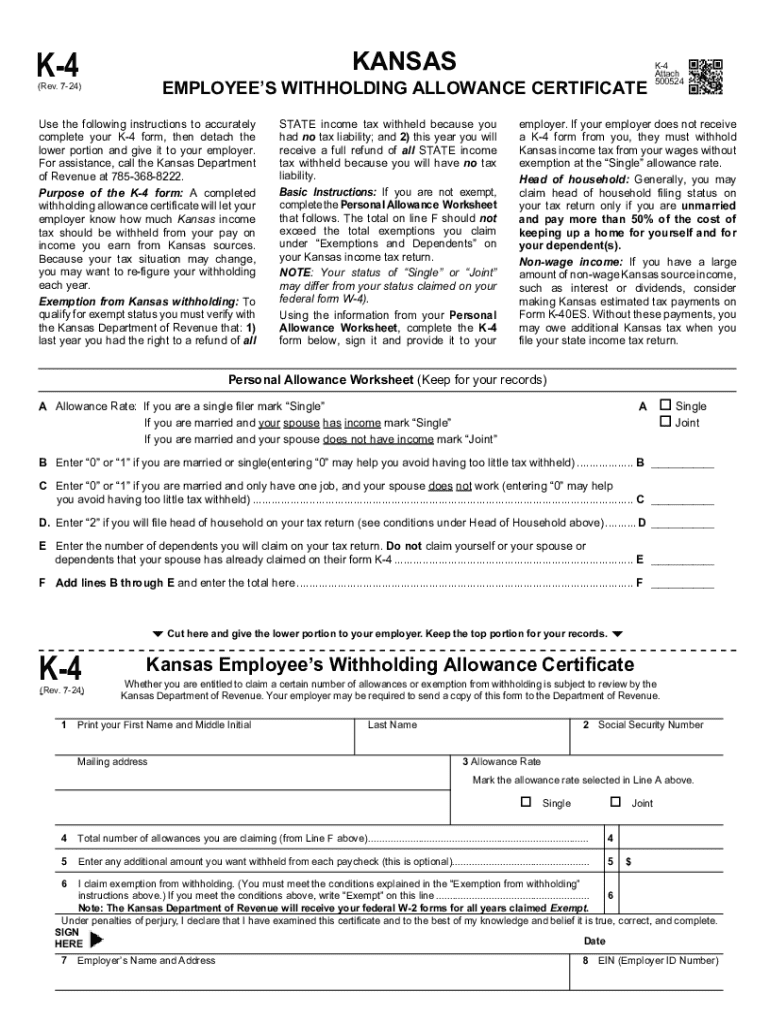 Kentucky K4 Form 2024