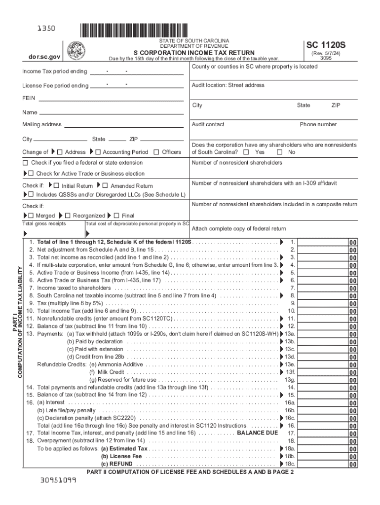 Sc State Tax Forms