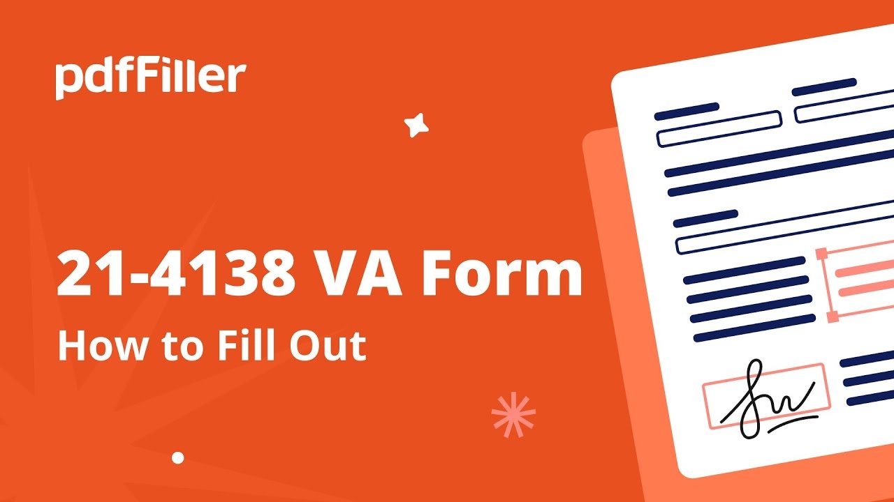 Va Form 21 4138 Pdf Fillable Free Printable