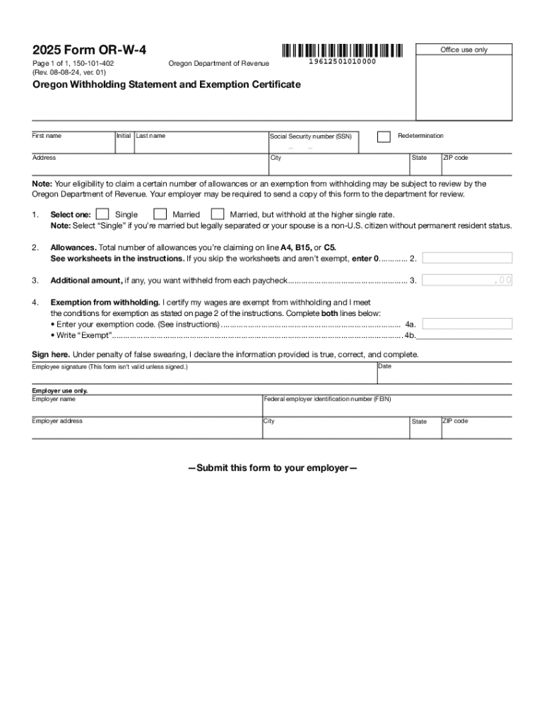 W4 Form 2025 Fillable Pdf