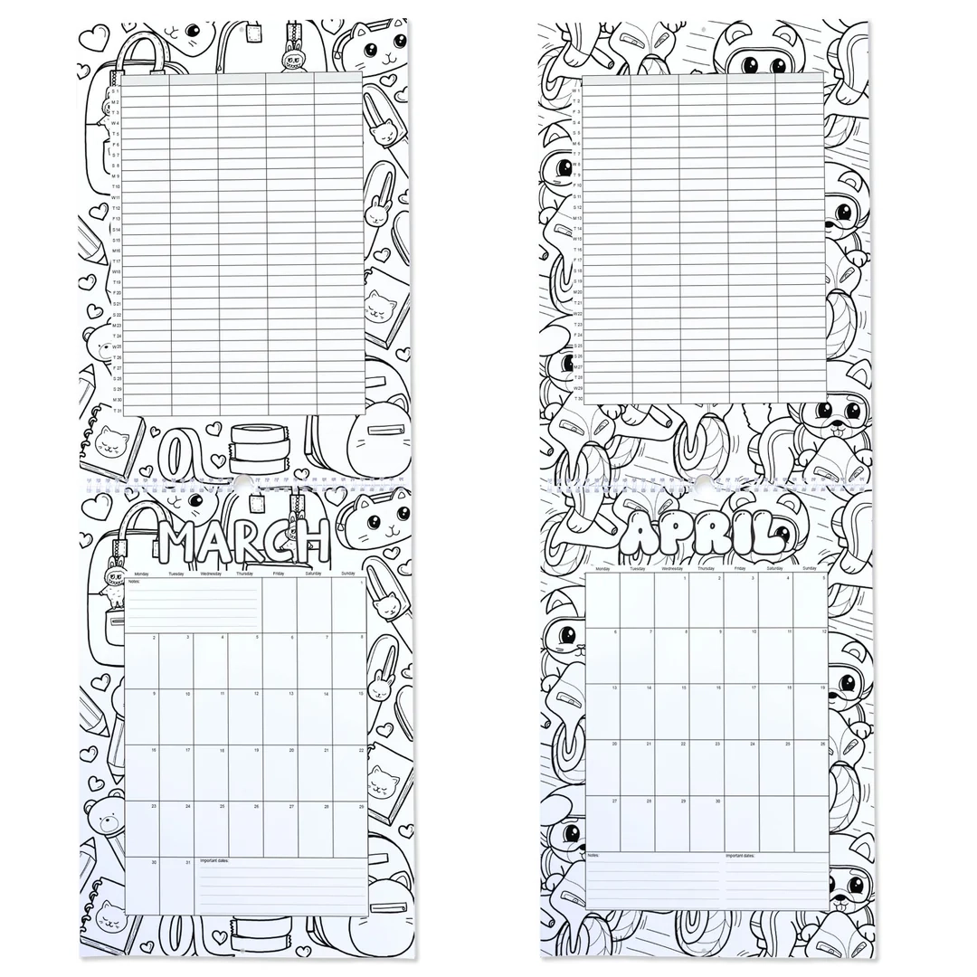 2026 Family Calendar Colour Me In Calendar To Keep Your Family 