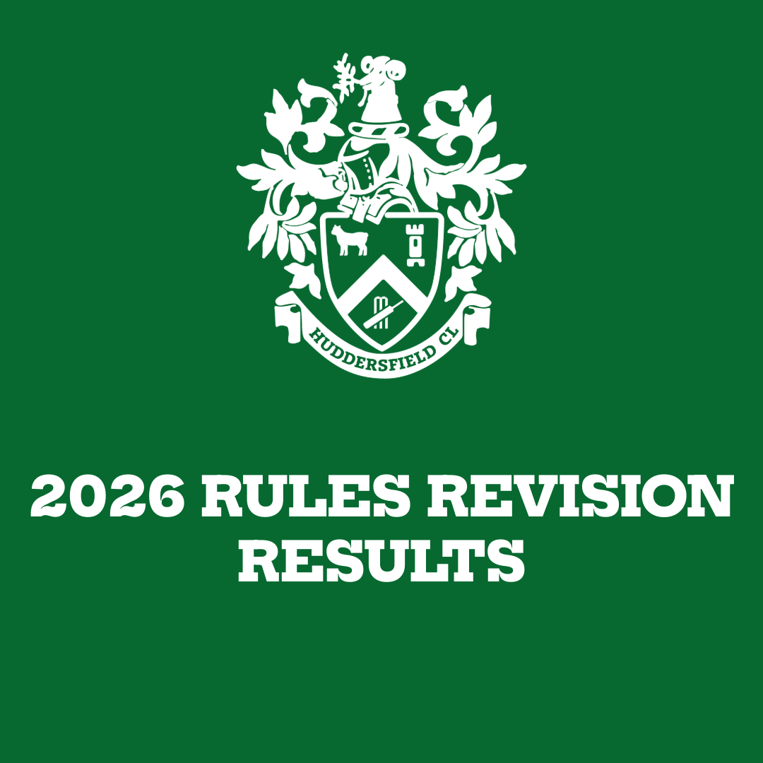 2026 Rules Revision Huddersfield Cricket League