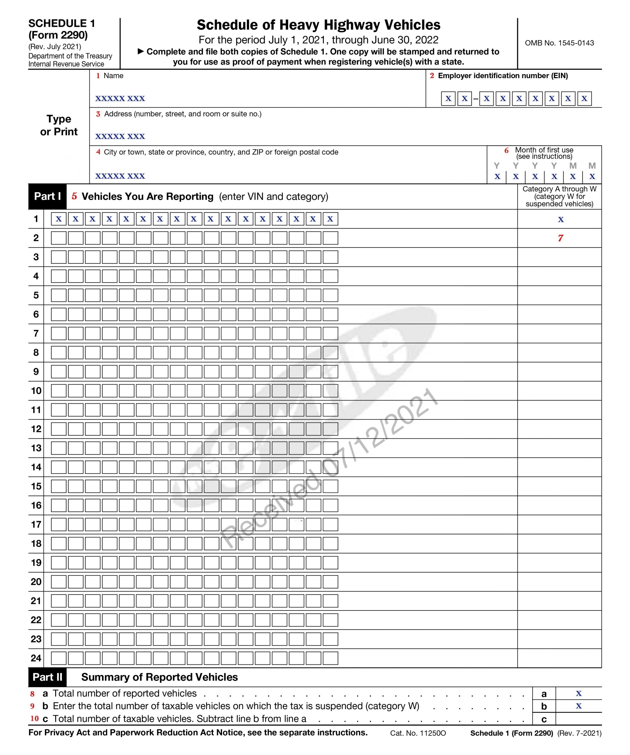 2290 Printable Form Printable Meal Planner