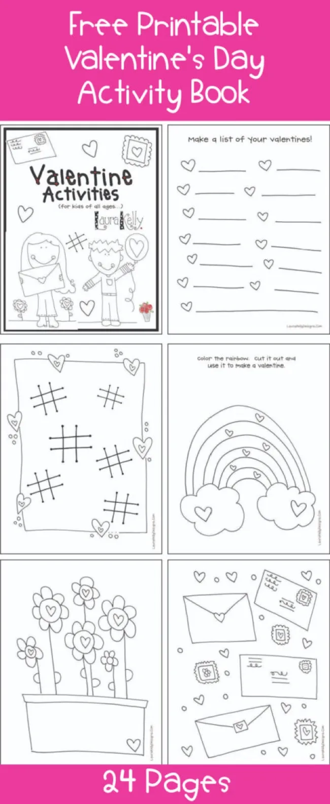 24 Valentine s Day FREE Printables Activities For Kids Of All Ages 