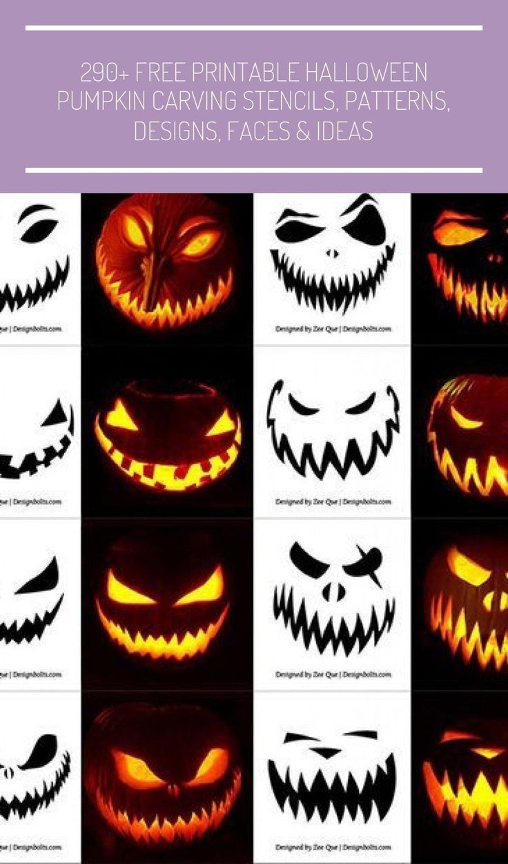 290 Free Printable Halloween pumpkincarvingideastemplatesfree 