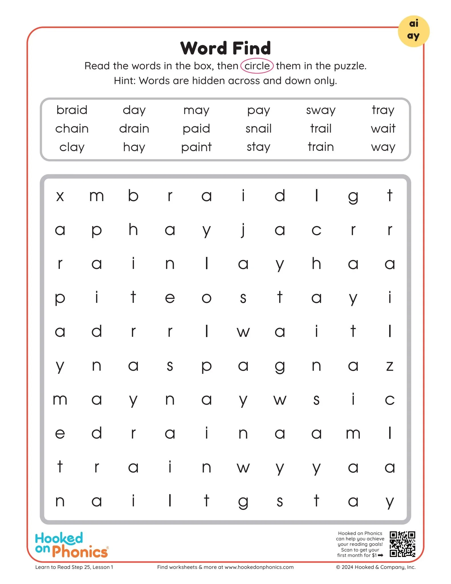 2nd Grade Phonics Worksheets Hooked On Phonics