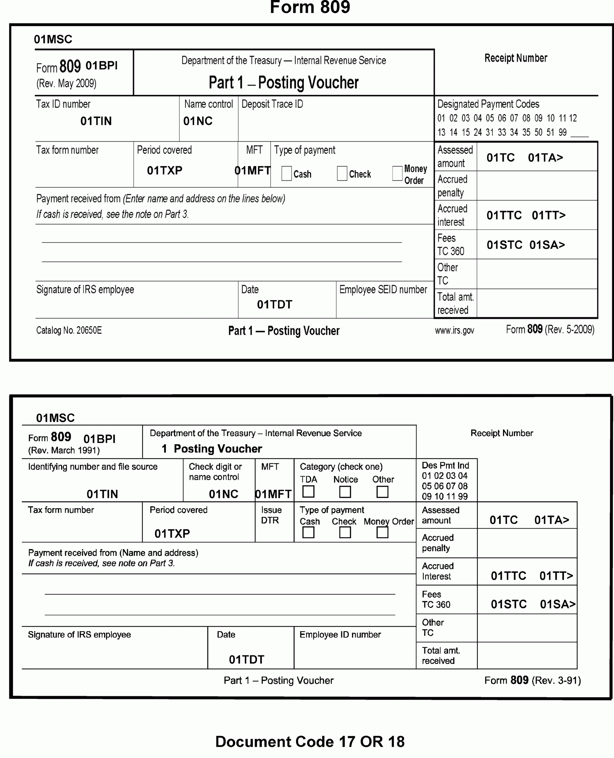 3 12 10 Revenue Receipts Internal Revenue Service