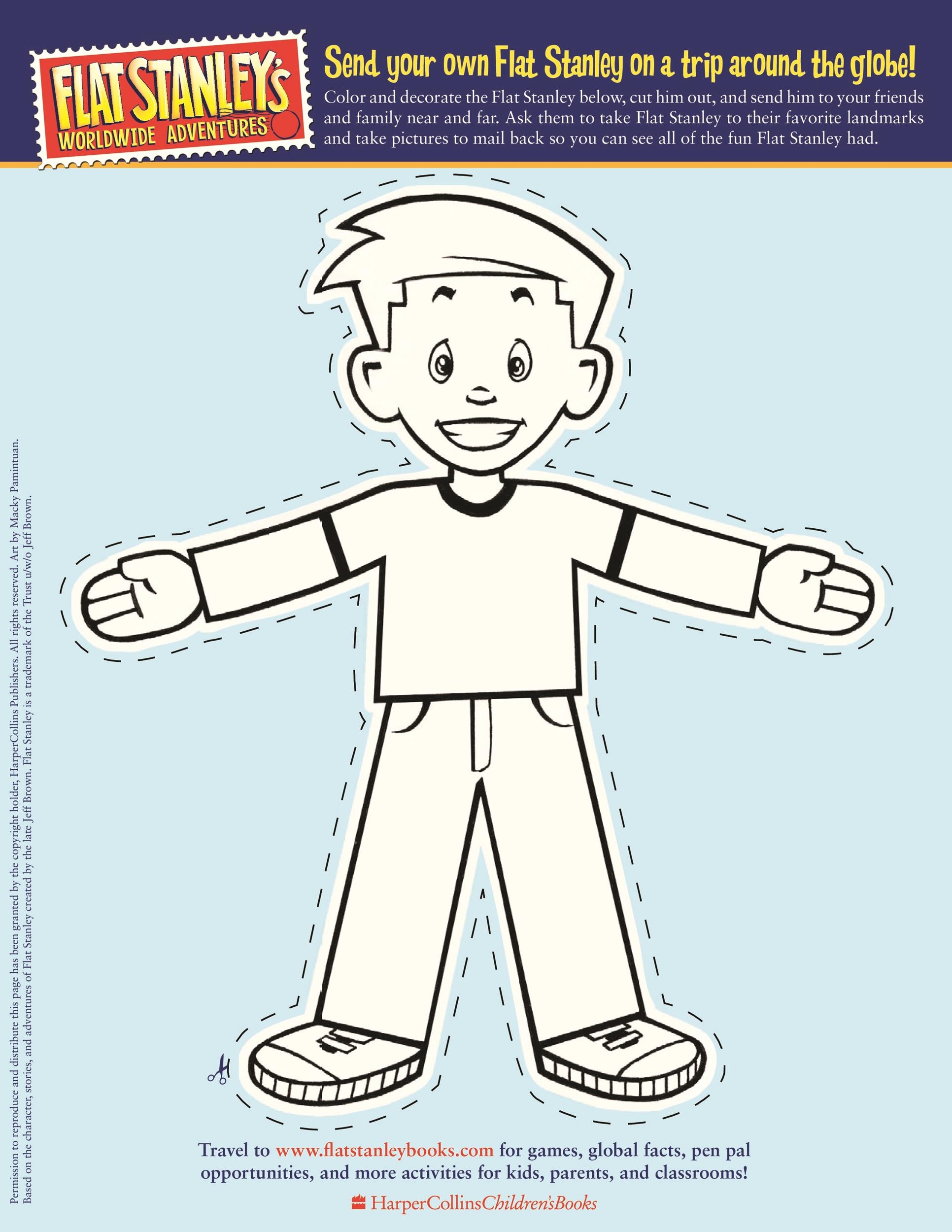 37 Flat Stanley Templates amp Letter Examples TemplateLab