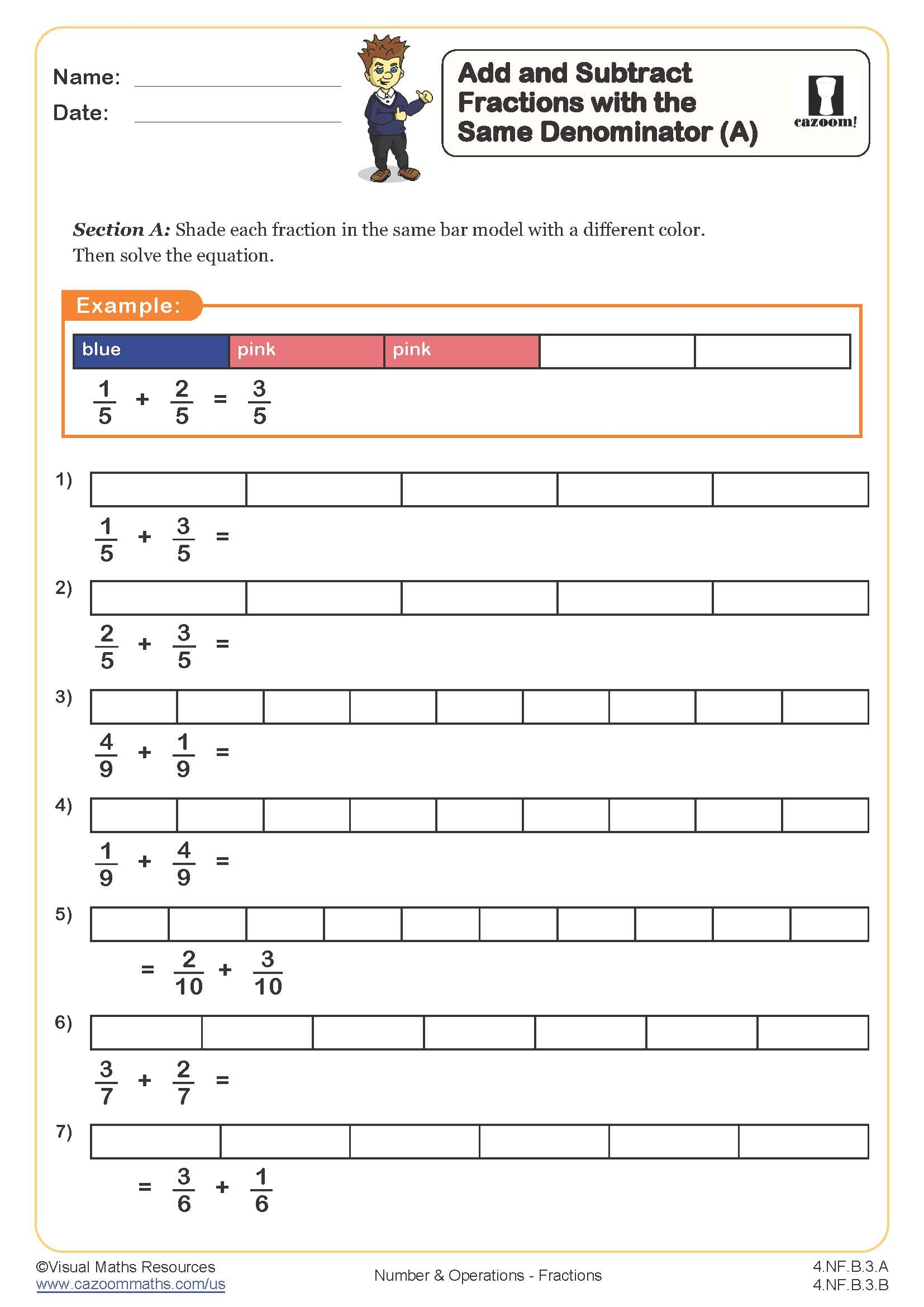 4th Grade Math Worksheets PDF Printable Math Worksheets Cazoom 