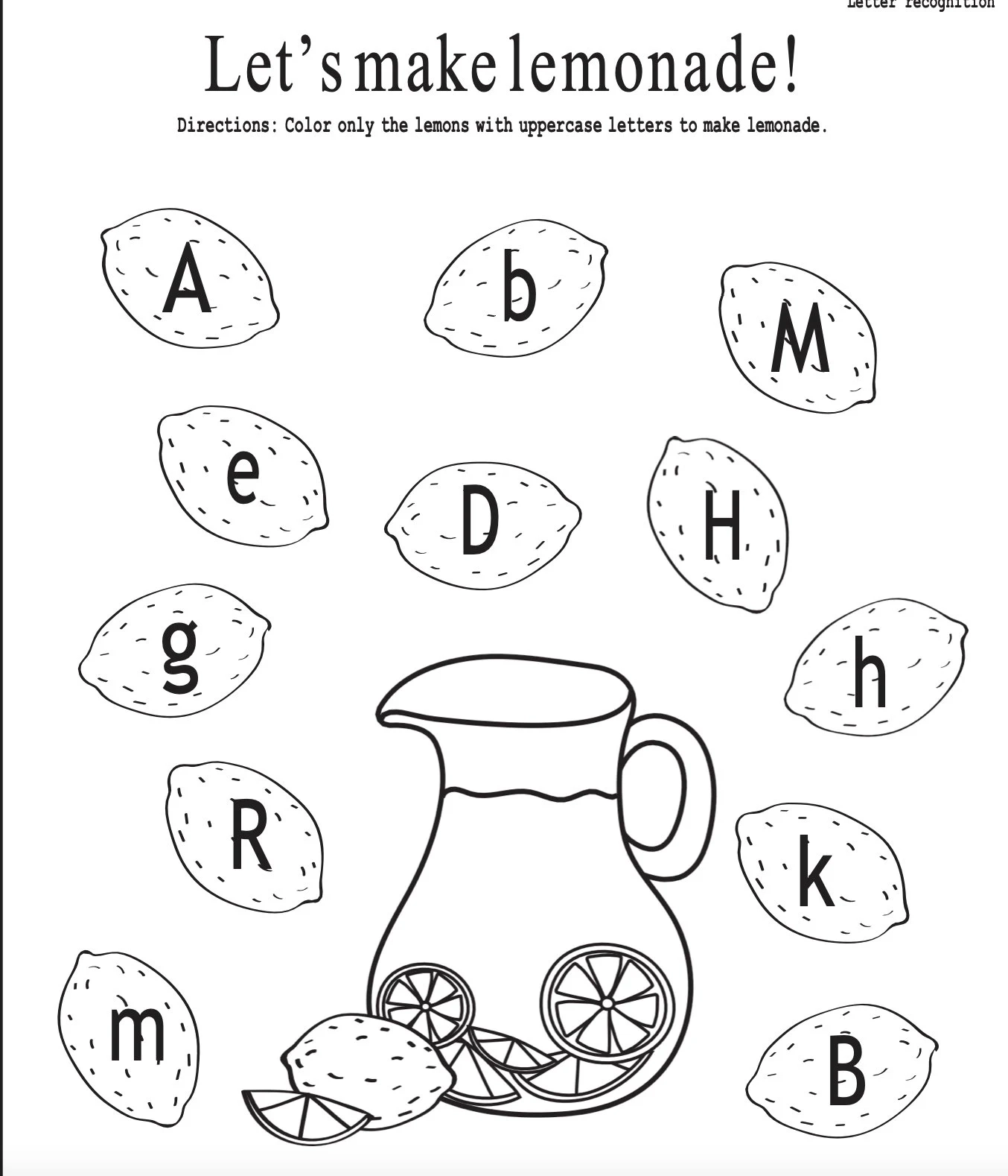 Kindergarten Worksheets Coloring Printable