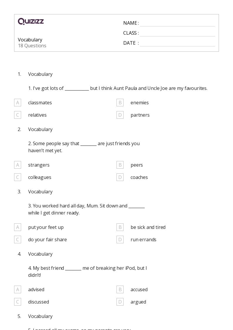 50 Grammar Worksheets For 8th Year On Quizizz Free amp Printable