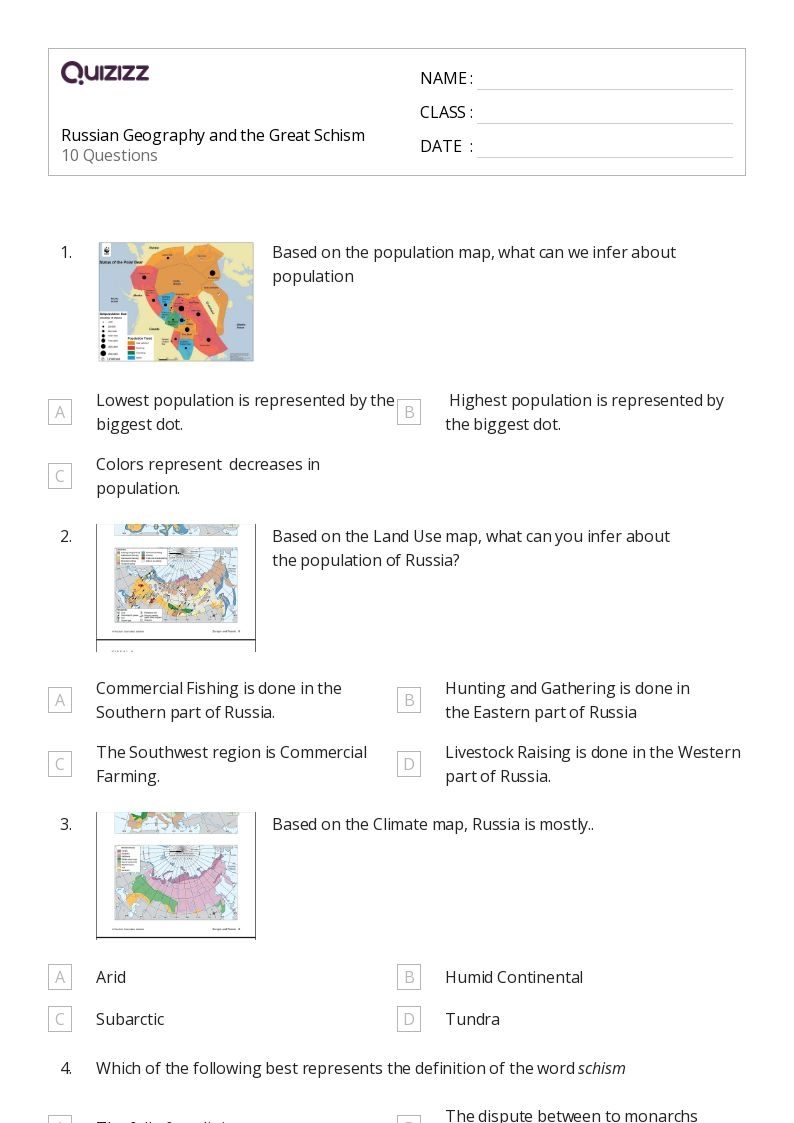 50 Russian Worksheets For Kindergarten On Quizizz Free 