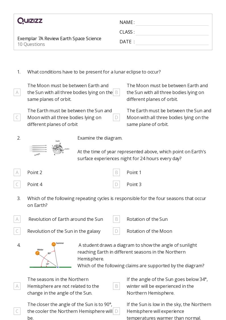 50 Science Worksheets For 6th Class On Quizizz Free amp Printable