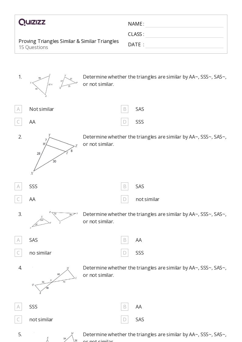 50 Triangles Worksheets For 10th Grade On Quizizz Free amp Printable