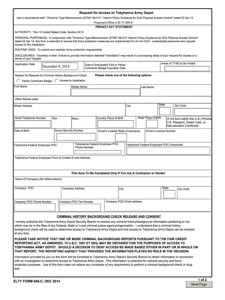 Printable Form N 648