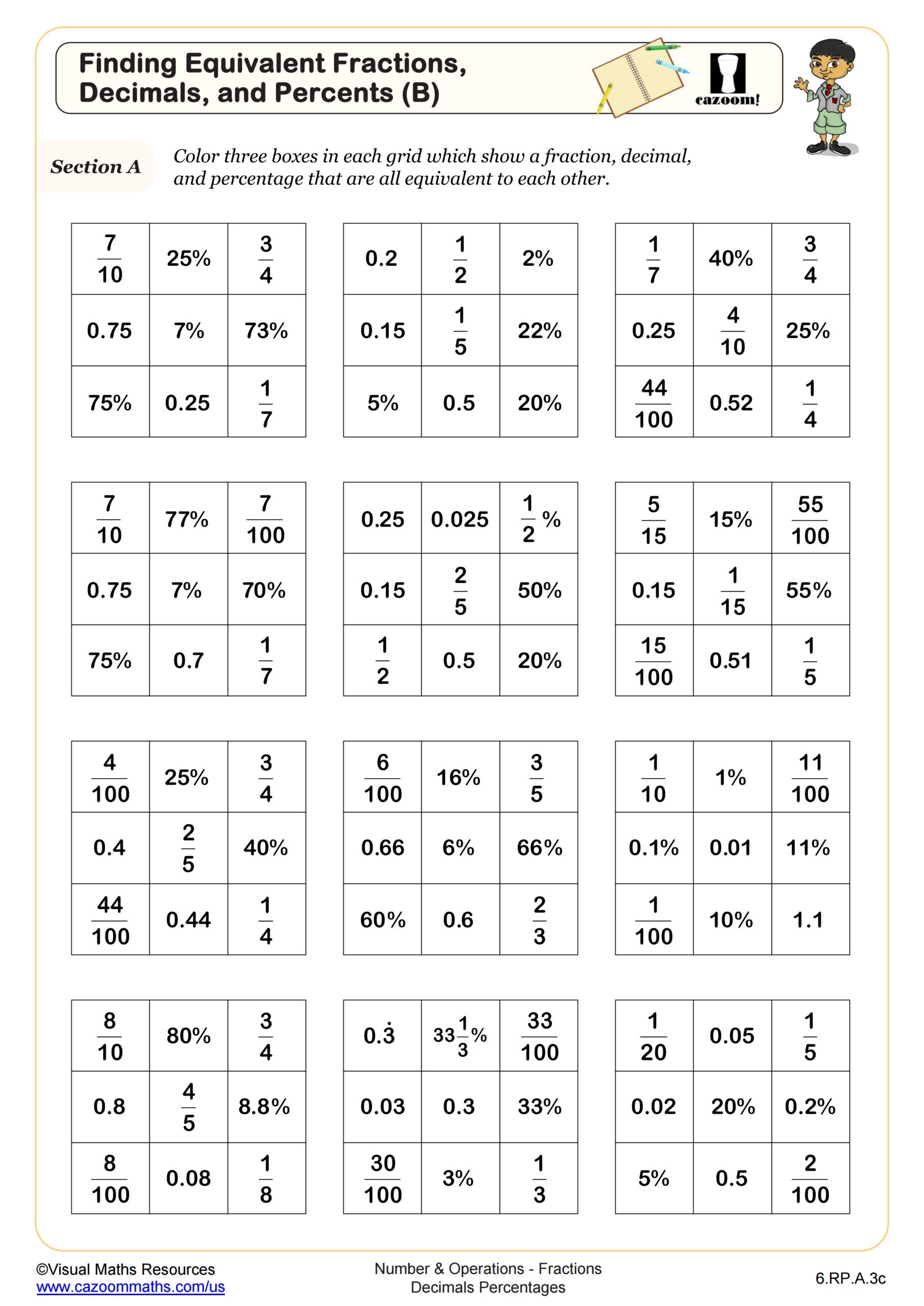 Math Printable Worksheet