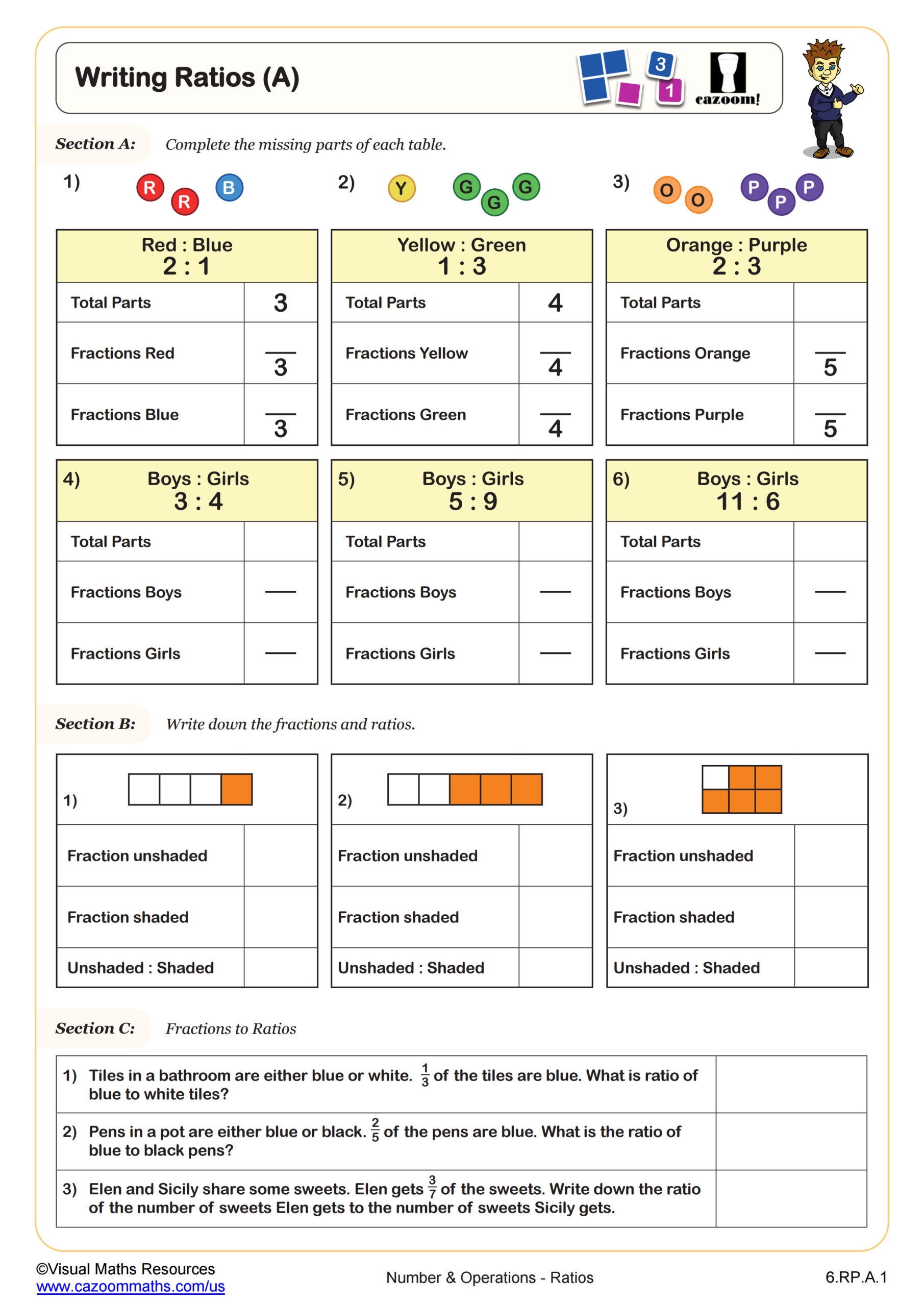 6th Grade Printable Worksheets Pdf Free