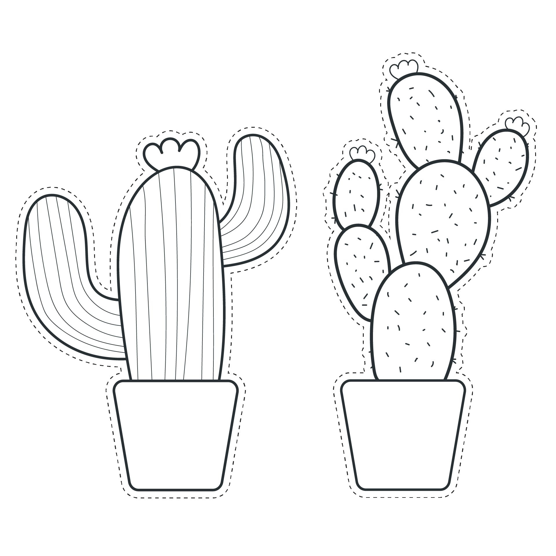Free Printable Cactus Template