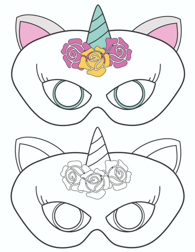 Halloween Mask Template Printable