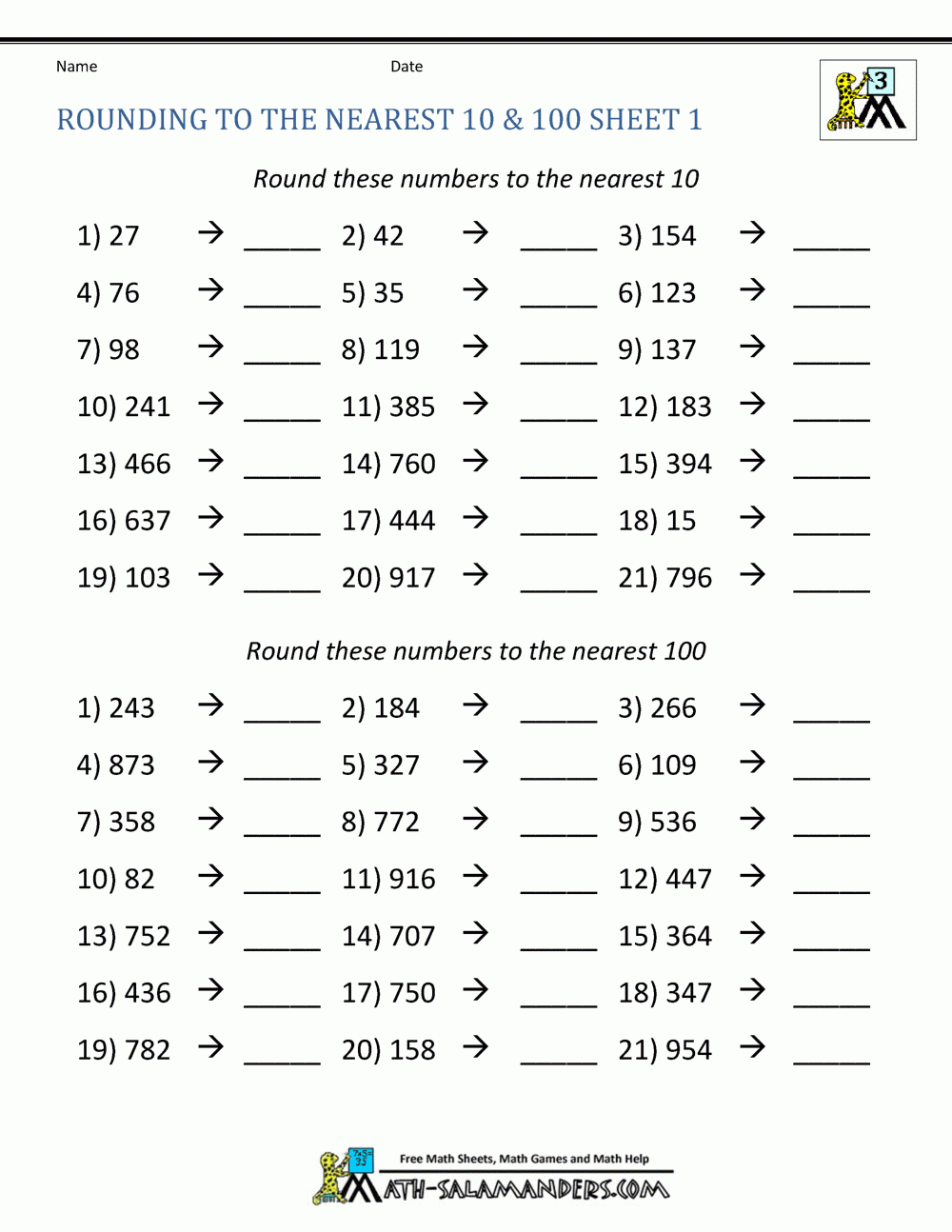 7 Rounding Numbers Ideas In 2025 Rounding Numbers Math 