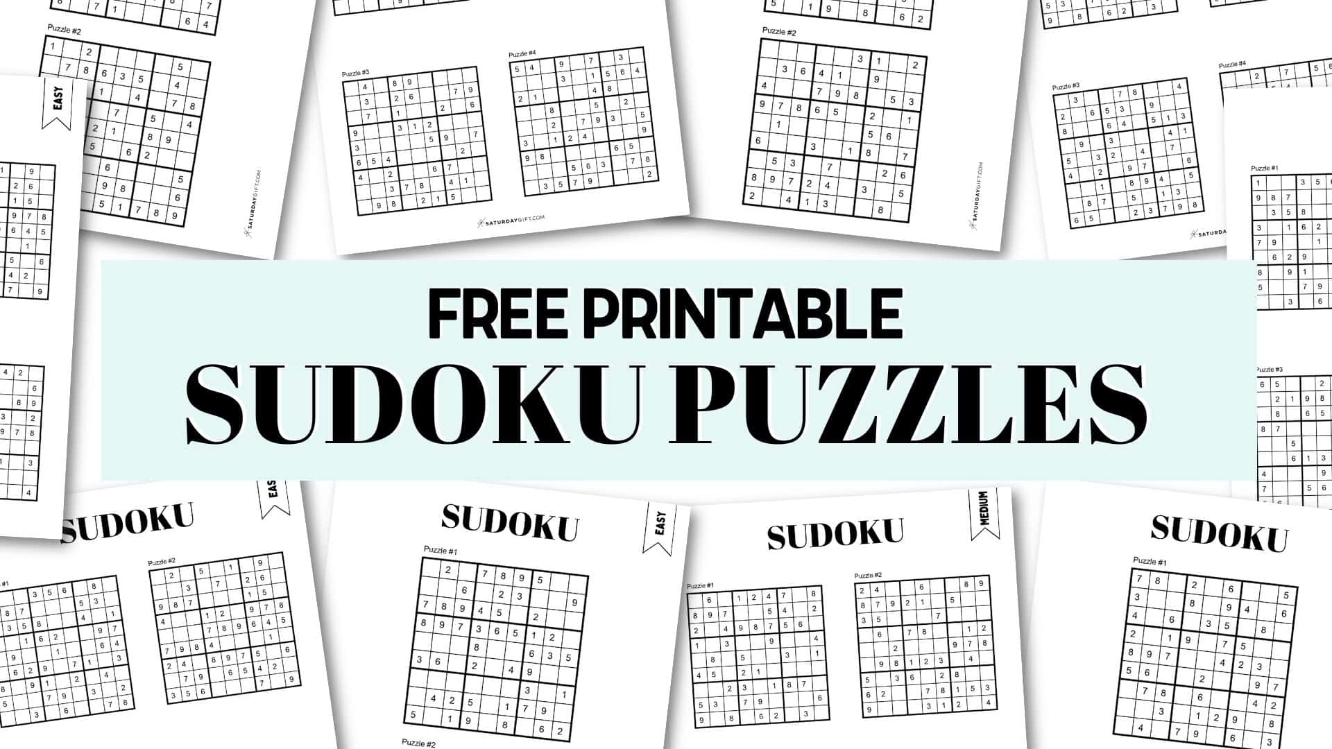 Free Sudoku Puzzles Printable With Answers