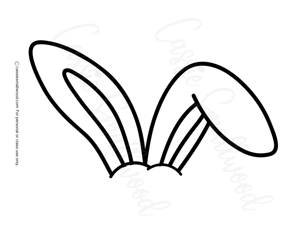 Rabbit Ears Template Printable