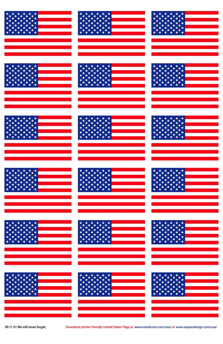 American Flag Printables Free