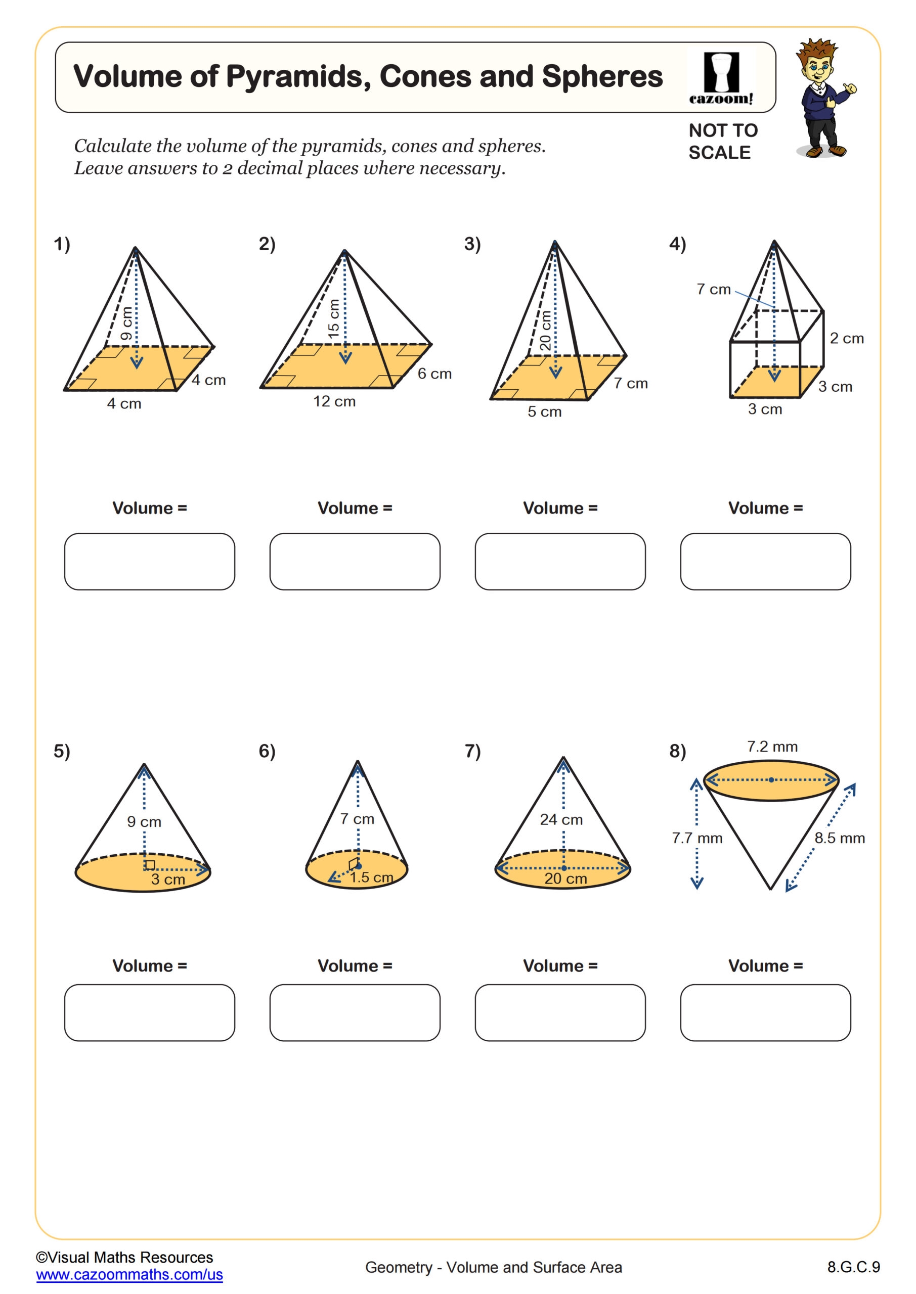 8th Grade Math Worksheets Printable PDF Math Worksheets Cazoom 