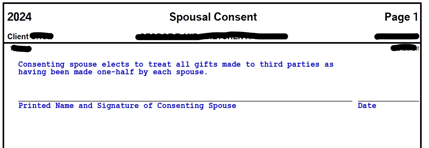 Irs Form 709 2024 Notice Of Consent